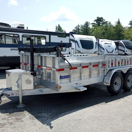 2026 Mission Trailers 7×16 14K Aluminum Hydraulic Dump - Image 17