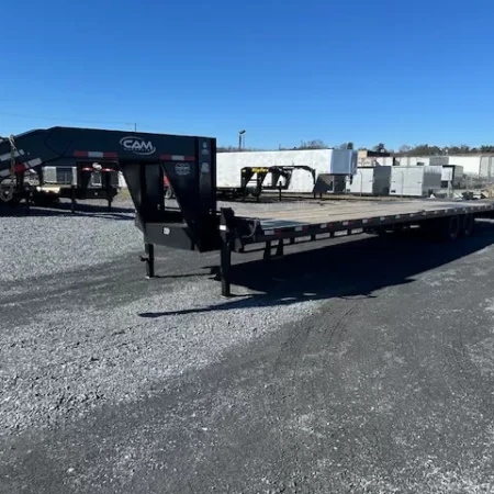 CAM Superline 8 x 40 Deckover Gooseneck Equipment Trailer - Image 7