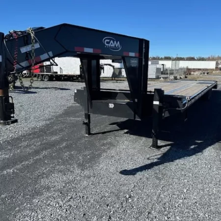 CAM Superline 8 x 40 Deckover Gooseneck Equipment Trailer - Image 3