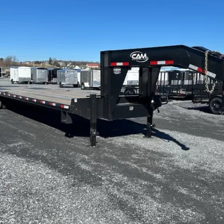 CAM Superline 8 x 40 Deckover Gooseneck Equipment Trailer - Image 2