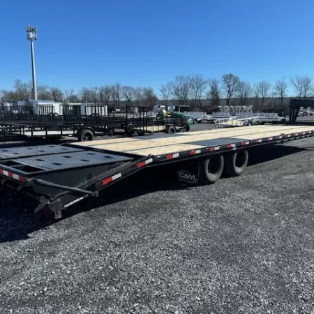CAM Superline 8 x 40 Deckover Gooseneck Equipment Trailer - Image 4