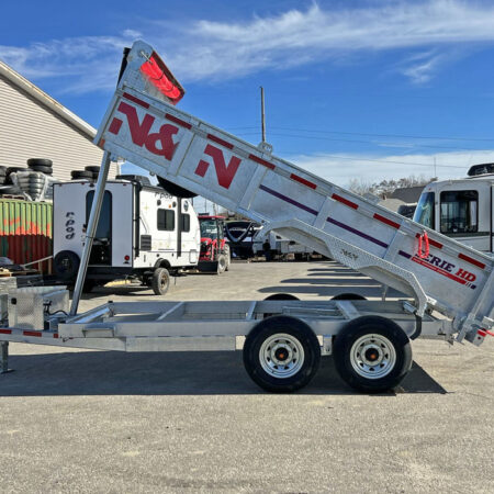 2025 N&N Trailers 7×14 14K Galvanized Hydraulic Dump Trailer - Image 17