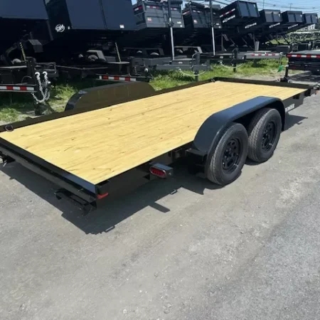 Premier 7 x 16 Open Wood Deck Car Trailer - Image 5