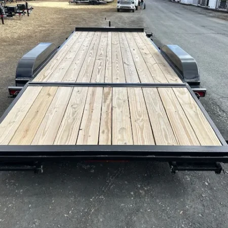 Premier 7 x 18 Wood Deck 10k Open Car Trailer - Image 3