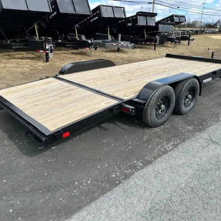 Premier 7 x 18 Wood Deck 10k Open Car Trailer - Image 4