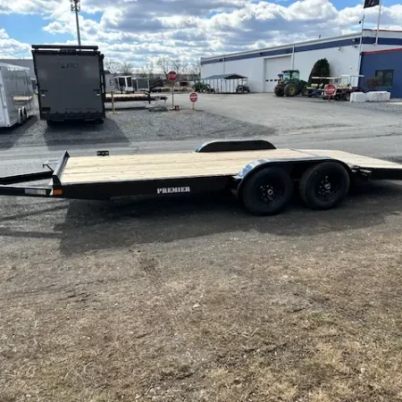 Premier 7 x 18 Wood Deck 10k Open Car Trailer - Image 6