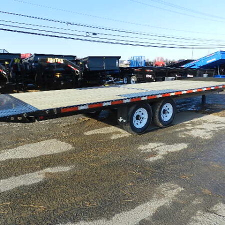 BWise 8 x 22 Deckover Equipment Trailer Power Tilt - Image 5