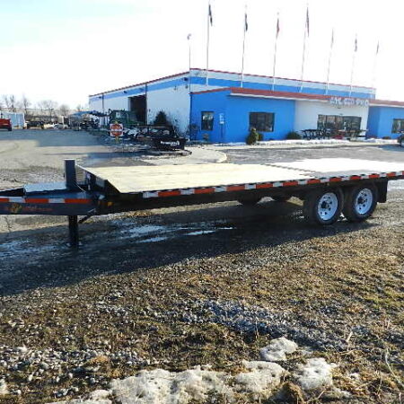 BWise 8 x 22 Deckover Equipment Trailer Power Tilt - Image 6