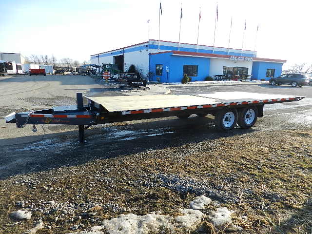 BWise 8 x 22 Deckover Equipment Trailer Power Tilt - Image 6