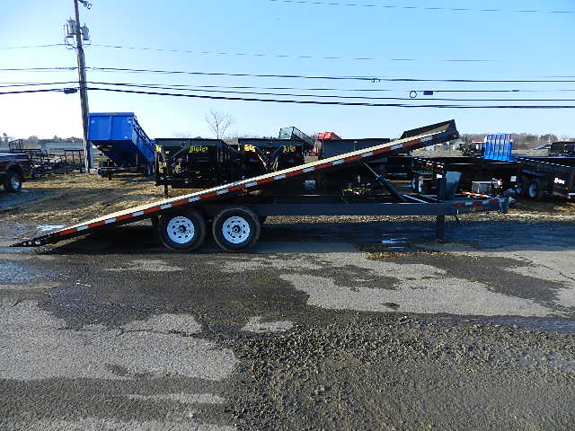 BWise 8 x 22 Deckover Equipment Trailer Power Tilt - Image 4