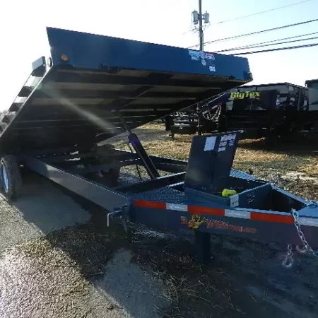 BWise 8 x 22 Deckover Equipment Trailer Power Tilt - Image 3