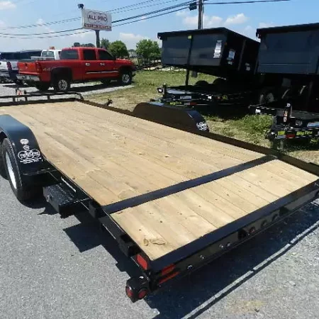 Big Tex 7 x 20 Open Car Hauler Slide Out Ramps - Image 5