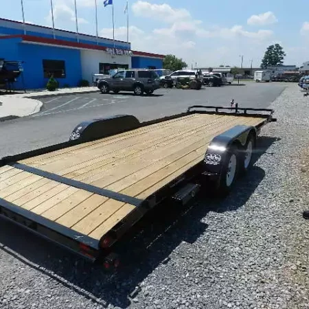 Big Tex 7 x 20 Open Car Hauler Slide Out Ramps - Image 6
