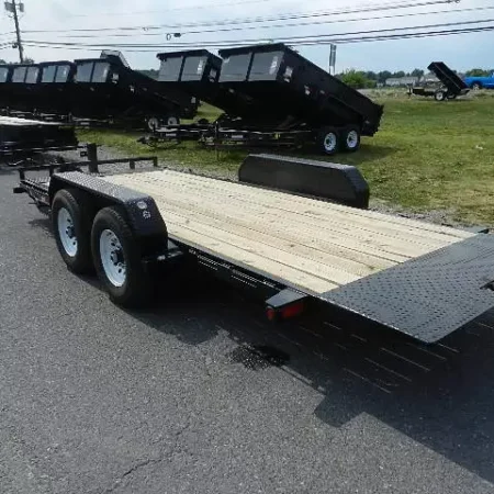 Big Tex 7 x 18 Full Tilt Equipment Trailer Removable Fenders - Image 3