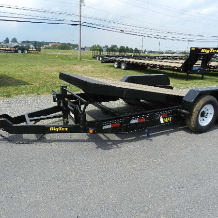 Big Tex 7 x 18 Full Tilt Equipment Trailer Removable Fenders - Image 4