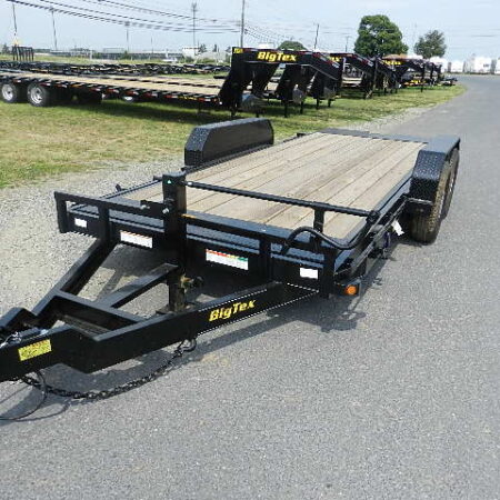 Big Tex 7 x 18 Full Tilt Equipment Trailer Removable Fenders - Image 5